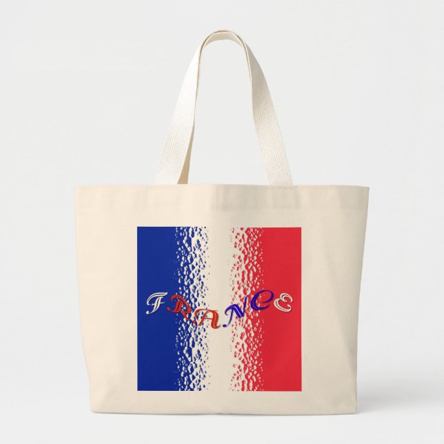 Bolso De Tela Gigante Francia (Frente)