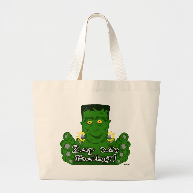 Bolso De Tela Gigante ¡Frankie Zap Me Baby! (Frente)