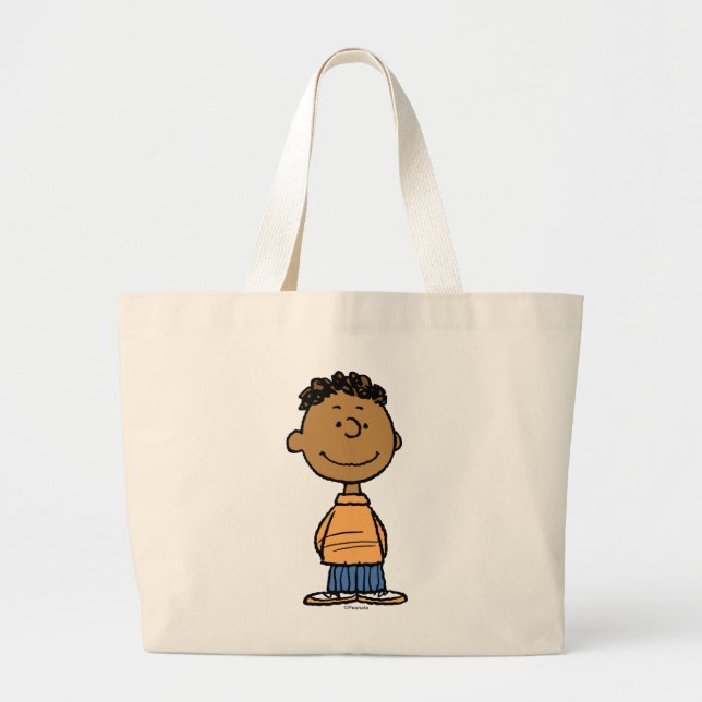 Bolso De Tela Gigante Franklin Smiling (Frente)