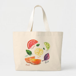 Bolso De Tela Gigante Fruit Tote Bag