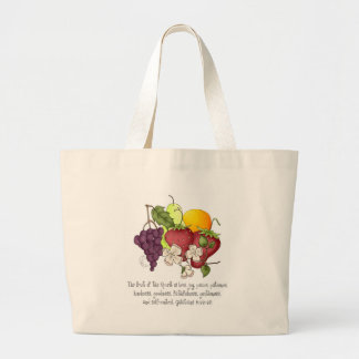 Bolso De Tela Gigante Fruta del espíritu