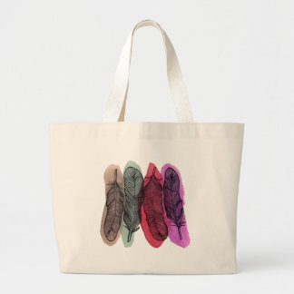 Bolso De Tela Gigante Fuentes de acuarela