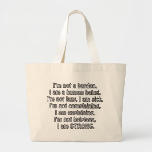 Bolso De Tela Gigante Fuerte