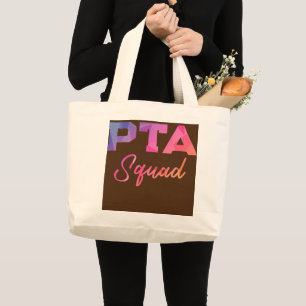 Bolso De Tela Gigante Fun School Parent Teacher Association Art PTA