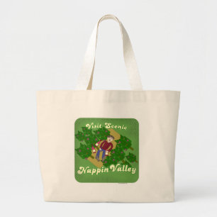 Bolso De Tela Gigante Funny Nappin Valley Cheeky Travel Slogan