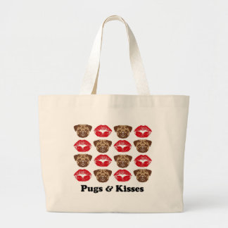 Bolso De Tela Gigante Funny Pug