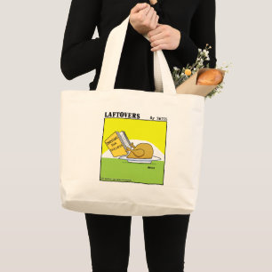 Bolso De Tela Gigante Funny Roast Turkey Personalizado de los Laftovers