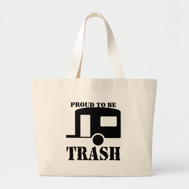 Bolso De Tela Gigante Funny Trailer Park Shirt (Frente)