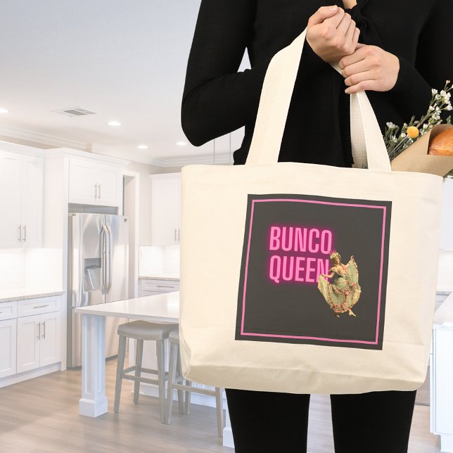 Bolso De Tela Gigante Funny Vintage Bunco Queen (Subido por el creador)