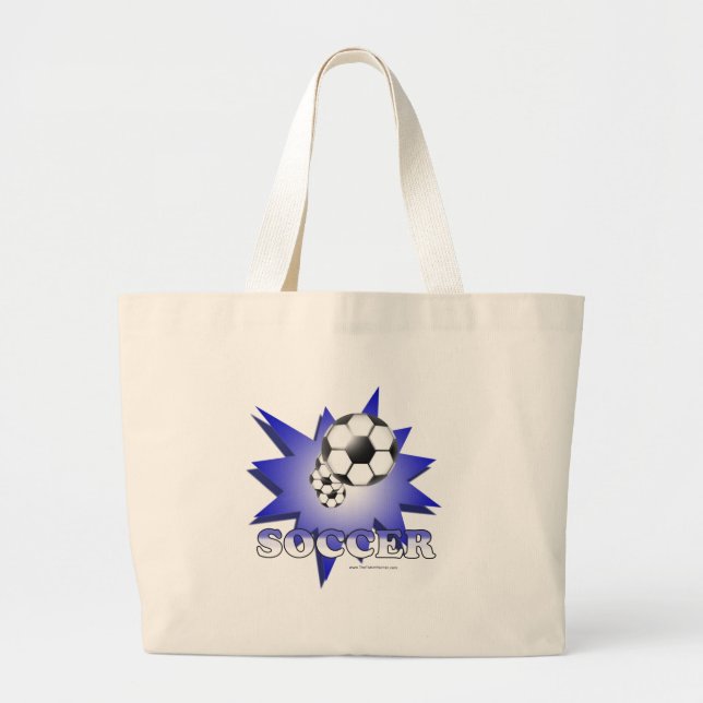 Bolso De Tela Gigante ¡Fútbol! (Frente)