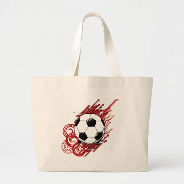 Bolso De Tela Gigante Fútbol (Frente)
