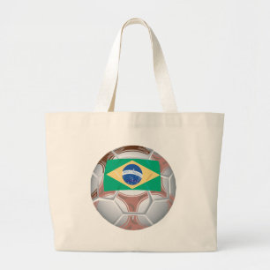 Bolso De Tela Gigante Fútbol del Brasil