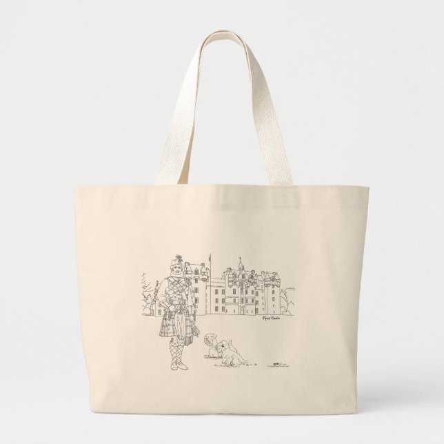 Bolso De Tela Gigante Fyvie Castle Scotland Tote Bag (Frente)