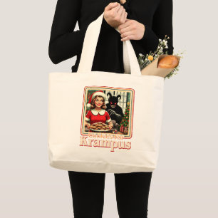 Bolso De Tela Gigante Galleta Para Krampus Feliz Navidad De Krampus Horr
