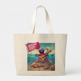 Bolso De Tela Gigante Galveston Ukulele GUS Big Tote Bag con arte de GM