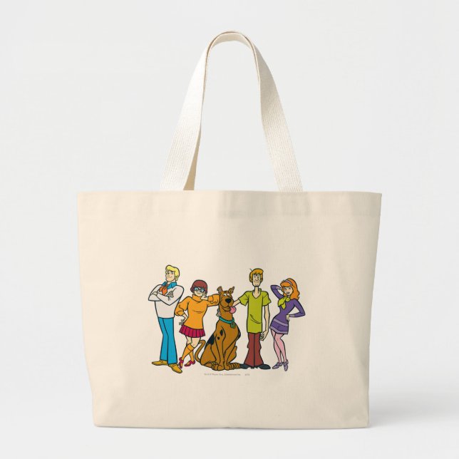 Bolso De Tela Gigante Gang 14 Mystery Inc (Frente)