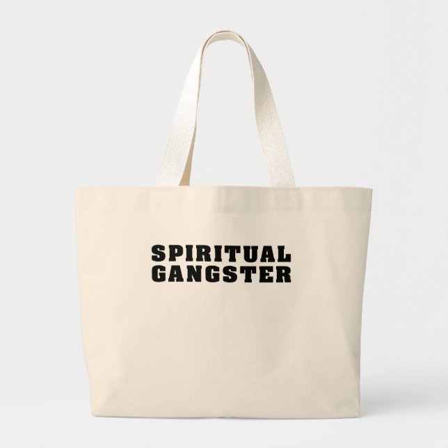 Bolso De Tela Gigante Gángster espiritual (Frente)