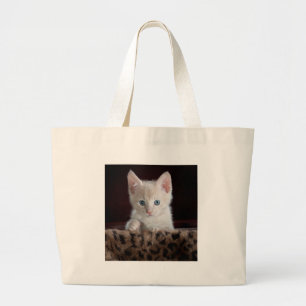 Bolso De Tela Gigante Gatito súper lindo con ojos hermosos