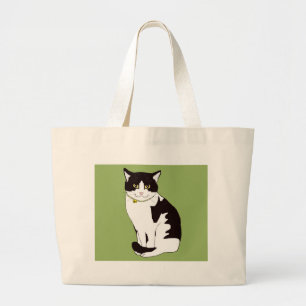 Bolso De Tela Gigante Gato de Mario DA