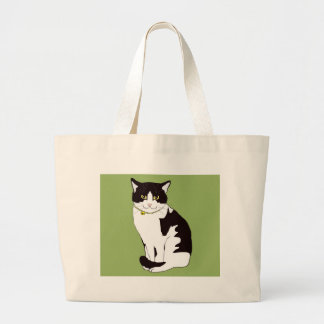 Bolso De Tela Gigante Gato de Mario DA