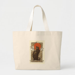 Bolso De Tela Gigante Gato de Steinlein - Art Nouveau