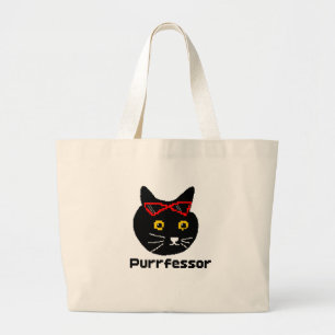 Bolso De Tela Gigante Gato del buscador BubblyCuddle