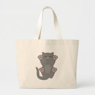Bolso De Tela Gigante Gato durmiendo