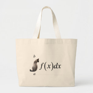 Bolso De Tela Gigante Gato integral