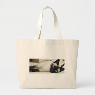 Bolso De Tela Gigante Gato siamés