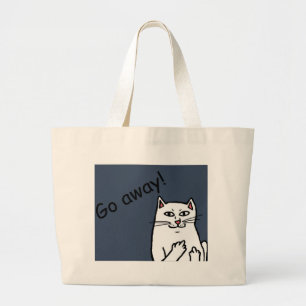 Bolso De Tela Gigante Gato travieso