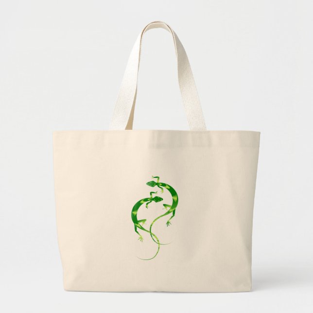 Bolso De Tela Gigante Geckos (Frente)