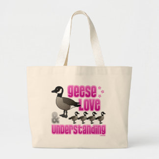 Bolso De Tela Gigante Geese, amor y comprensión
