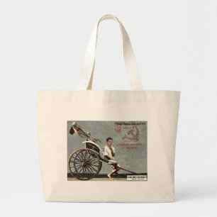 Bolso De Tela Gigante Geithner que conduce un carrito