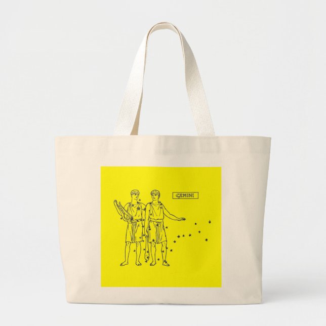Bolso De Tela Gigante Gemini Bag (Frente)