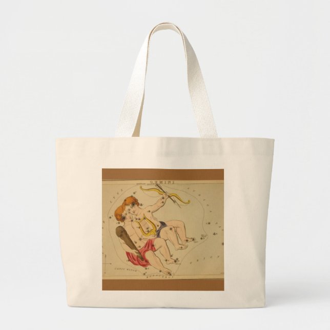 Bolso De Tela Gigante Gemini Bag (Frente)