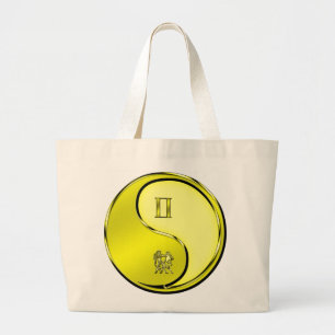 Bolso De Tela Gigante Géminis los Gemelos