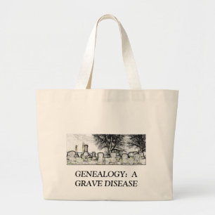 BOLSO DE TELA GIGANTE GENEALOGÍA: UNA ENFERMEDAD GRAVE
