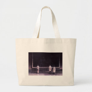 Bolso De Tela Gigante Gente en una exposición 1990
