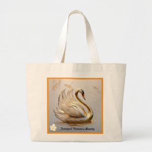 Bolso De Tela Gigante "Gentiles ondas de paz"
