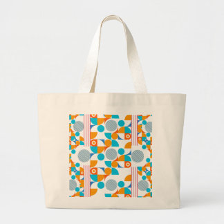 Bolso De Tela Gigante Geometría pop retro
