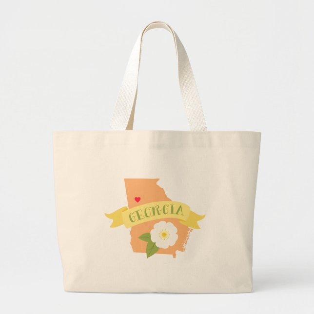Bolso De Tela Gigante Georgia (Frente)