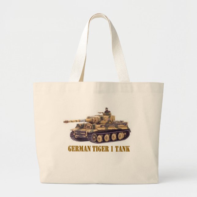 BOLSO DE TELA GIGANTE GERMAN TIGER 1 TANQUE (Frente)