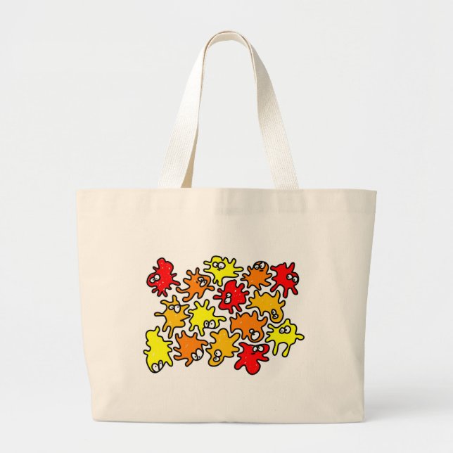 Bolso De Tela Gigante Gérmenes (Frente)