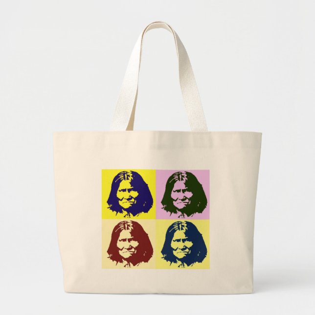 Bolso De Tela Gigante Geronimo de Pop Art (Frente)