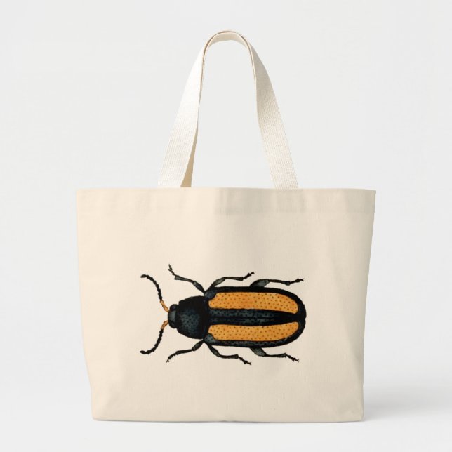 Bolso De Tela Gigante Giant Vintage Beetle Totebag (Frente)