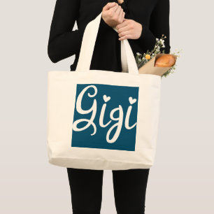 Bolso De Tela Gigante Gigi para las mujeres Día de las Abuelas y las Abu