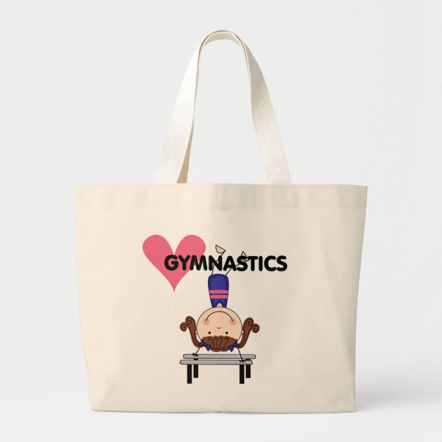 Bolso De Tela Gigante GIMNASIA - Handstands triguenos del chica (Frente)