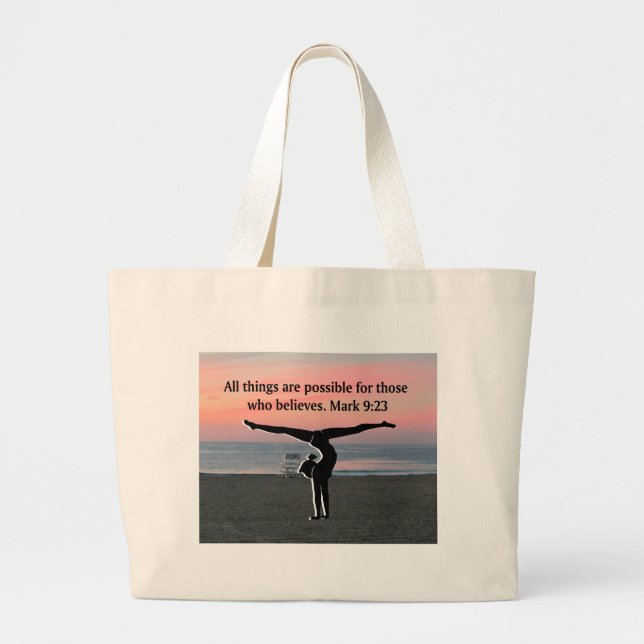 BOLSO DE TELA GIGANTE GIMNAST RELLENADO DE FE (Frente)