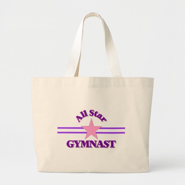 Bolso De Tela Gigante Gimnasta de All Star (Frente)