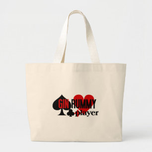 Bolso De Tela Gigante Gin Rummy Player bag